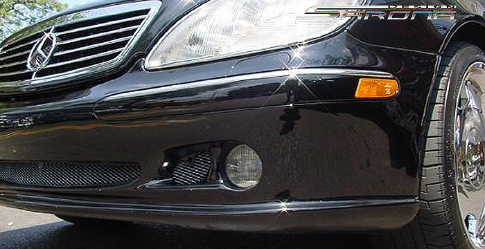 Custom Mercedes S Class Front Bumper  Sedan (2000 - 2002) - $490.00 (Part #MB-034-FB)